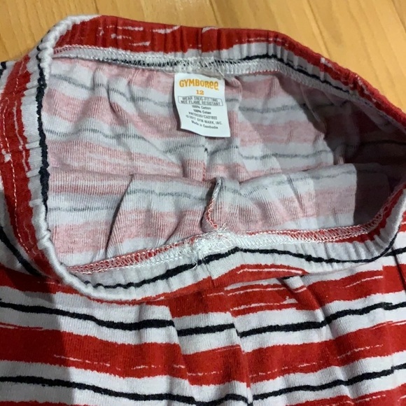💥2/$30 Gymboree Valentine Raccoon Bandit Long Sleeve Pajama set - size 12 - Picture 12 of 16